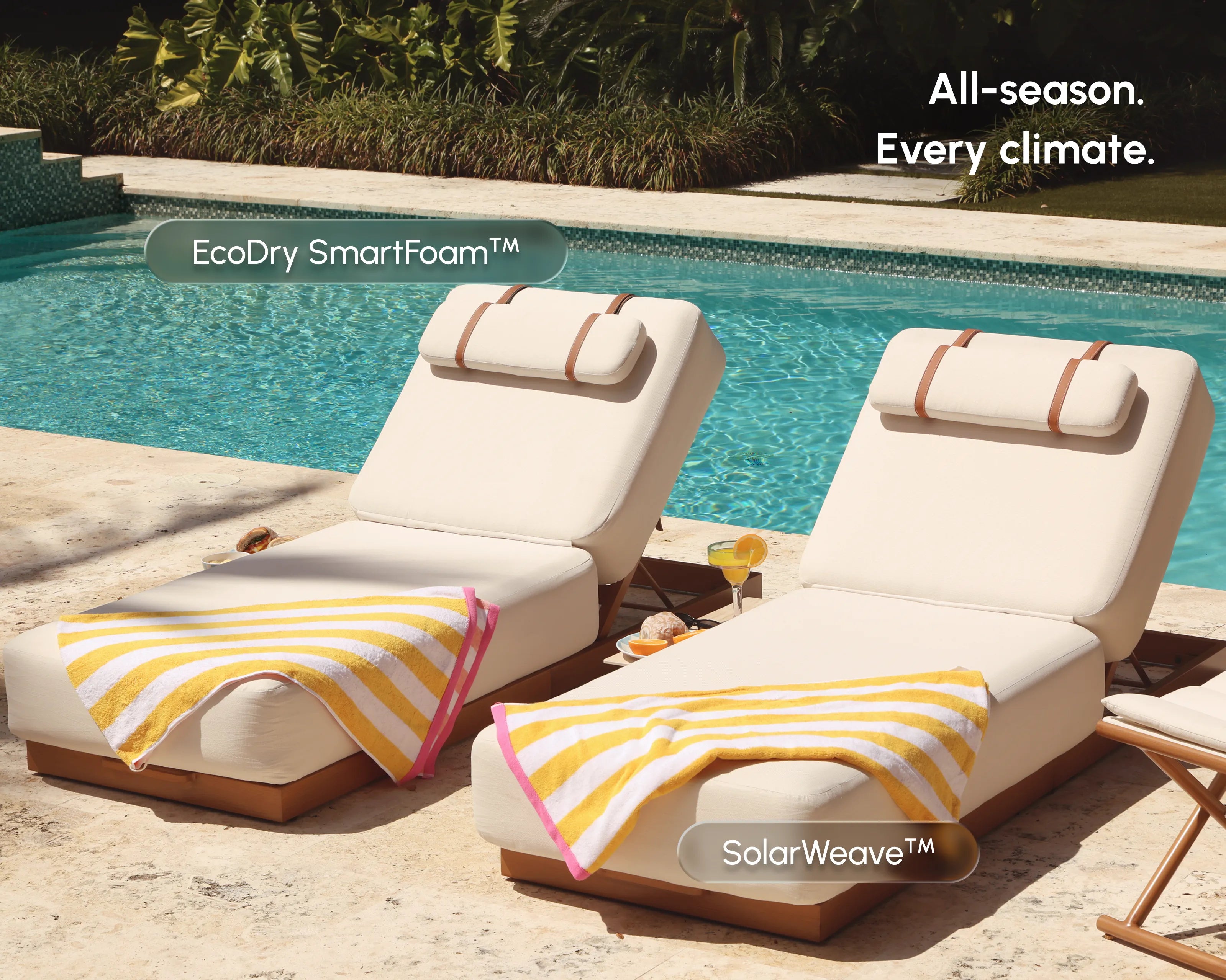 Solaris Outdoor Chaise Lounge