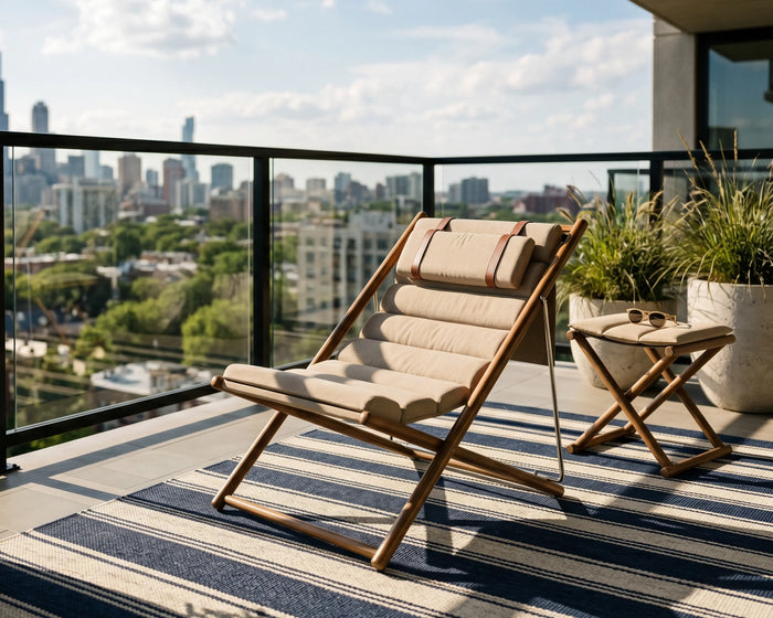 Solaris Sling Chair Full Set + Solaris Stool